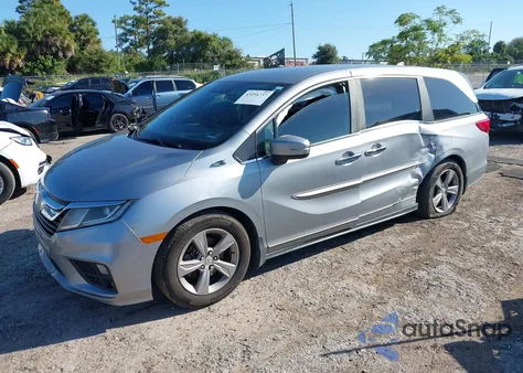 2018 Honda Odyssey Ex из США, поврежденный, VIN 5FNRL6H53JB058138